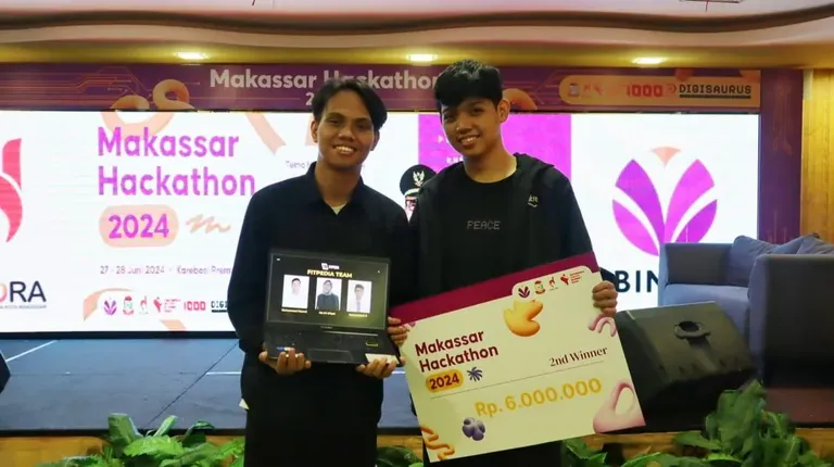 2nd Winner Makassar Hackathon 2024 (Binar Academy) Award
